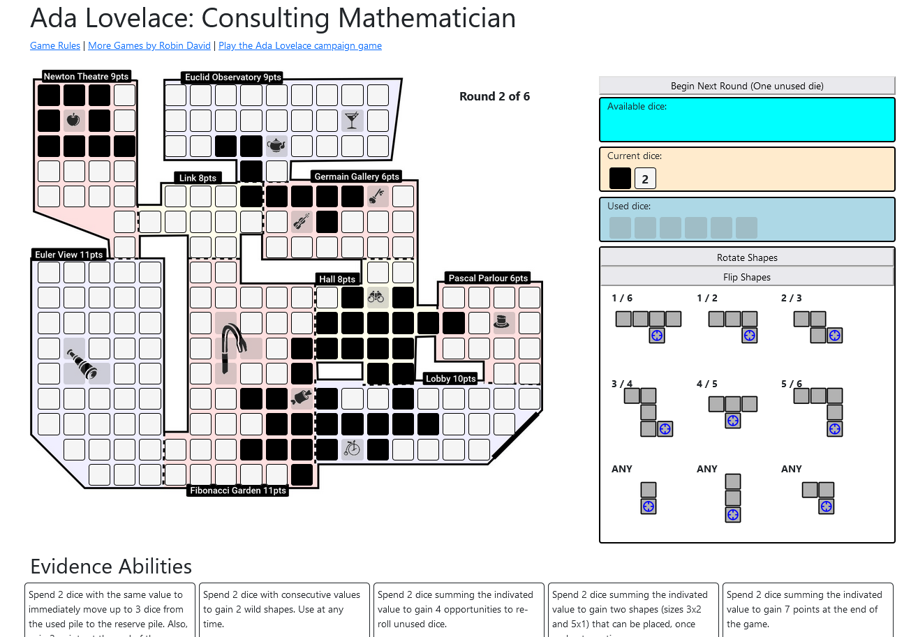 Screenshot of Ada Lovelace: Consulting Mathematician (Digital Version)