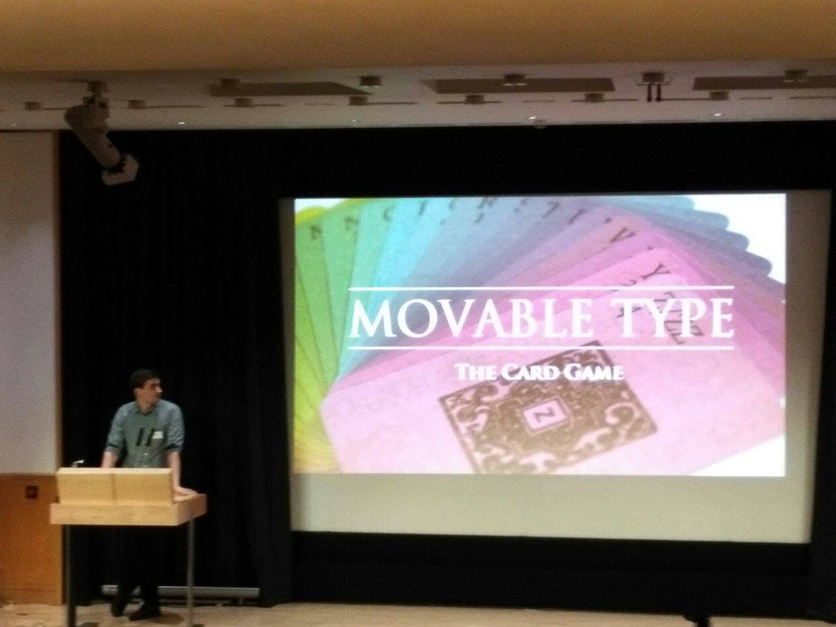 Movable Type at the British Library Lab Awards.